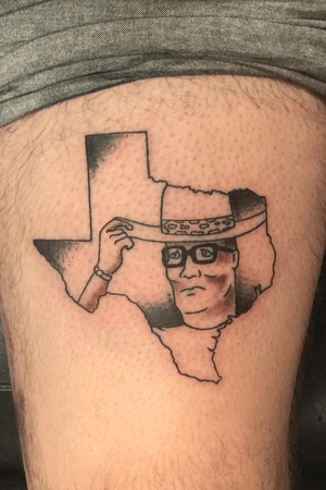 Hank Hill Texas Tattoo