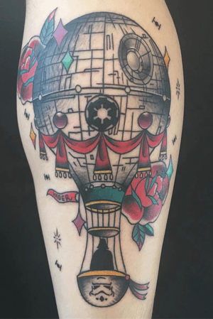 Star Wars Calf Tattoo