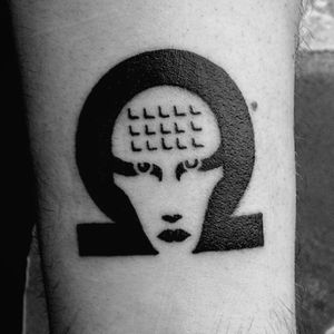 Marilyn Manson, Omega and the Mechanical Animals tattoo. 