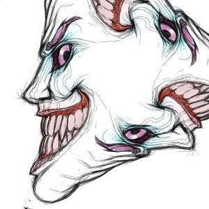 Clown Infinitivo#clown #infinite #clownface #creepy #smileyDesigns by Alex Velazquez @x2creator