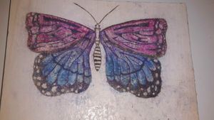 #butterfly #drawing #wood #color # realistic
