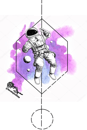 Spaceman illustration