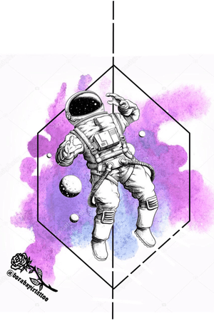 My ıllustraion about spaceman
