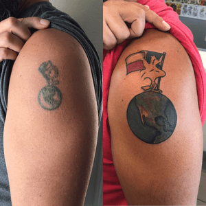 Cover Up/ Rework Shoulder Tattoo