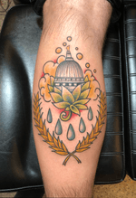 #beertattoo #capital #madison #traditionaltattoo #traditional #hops #barley #home #BlackClaw #tattooartist #tattooart #tattooartistmagazine #tattooist 