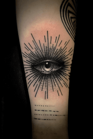 All Seeing Eye Forearm Tattoo
