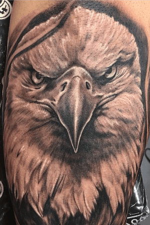 Eagle tattoo by Drew Drumm 
