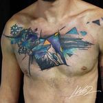 Live2 – Graphic Abstract Watercolor Tattooing 