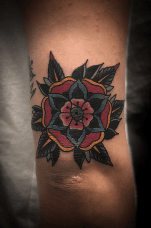 Traditional Mandala Tattoo above the elbow