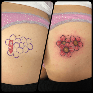 Small Cover up completed #tttoo #tattoos #tattooist #coverup