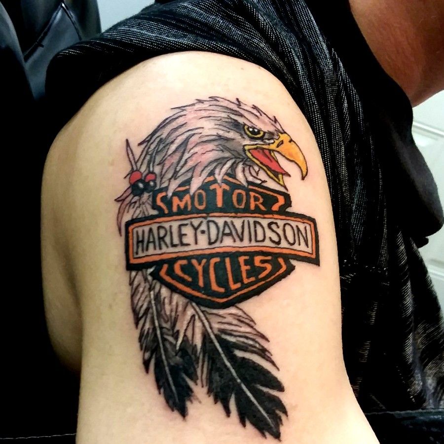 Harley Davidson Eagle Tattoo Images