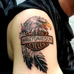 Harley Davidson Eagle tattoo 