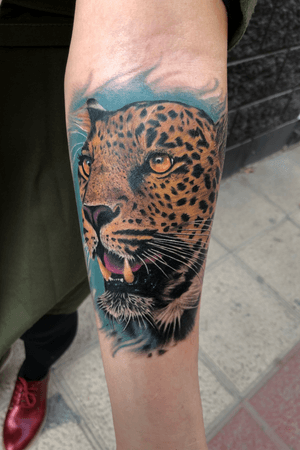 Leopardo . @lamanuelatattoo @kurosumitattooink #tattoo #tattooed #in…