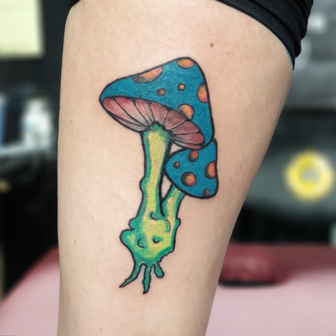 Tattoo Uploaded By Tattooartist Jaq Santa Cruz Shroom 873013 Tattoodo