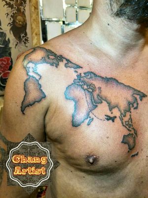 Thank you 🙏🙏🙏( map tattoo) done by Chang Artist #artwork #artistic #artists #aonang #krabi #krabitrip #tattooartist #inked #inks #tattoos #tattooing #tattooed #tattoo2me #tattooart #tattooink #inkedup #tattoodesigns #tattooed #tattooflashart #tattoogirl #tattoogirl🍒 #tattooist #tattoolove #tattoostyle #tat #tattooworkers #aonangbeach #krabitrip #tatuaje #tattoo #raileybeach #thailand