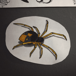 Another spider drawing today 