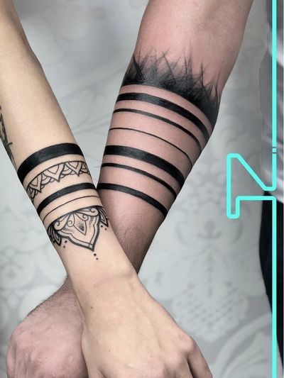 Tattoo by tatuaze zalewski #tatuazezalewski #couplestattoos #valentinesday #love #couple #heart #matchingtattoos