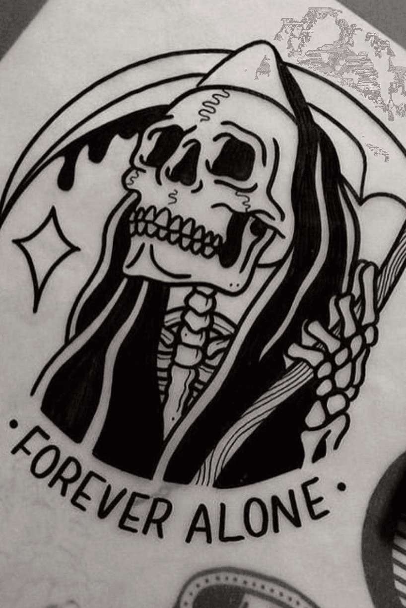 Forever Alone Tattoo  rpics