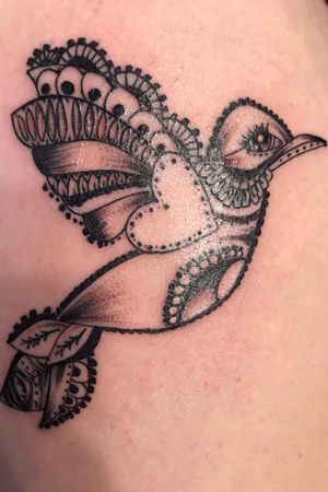 Just finished up this beautiful bird. #blackandgrey #tattoo #tattooartist #ink #inked #thightattoo #houstontattooartist #conroetattooartist #houston #conroe #ericsquires #ericsquirestattoos #bird #birdtattoo #inkedgirl 