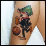 Andy Capp - Tattoo 2017 - #andycapp #andycapptattoo #football #beer #hooligans #traditionaltattoo #oldschooltattoo