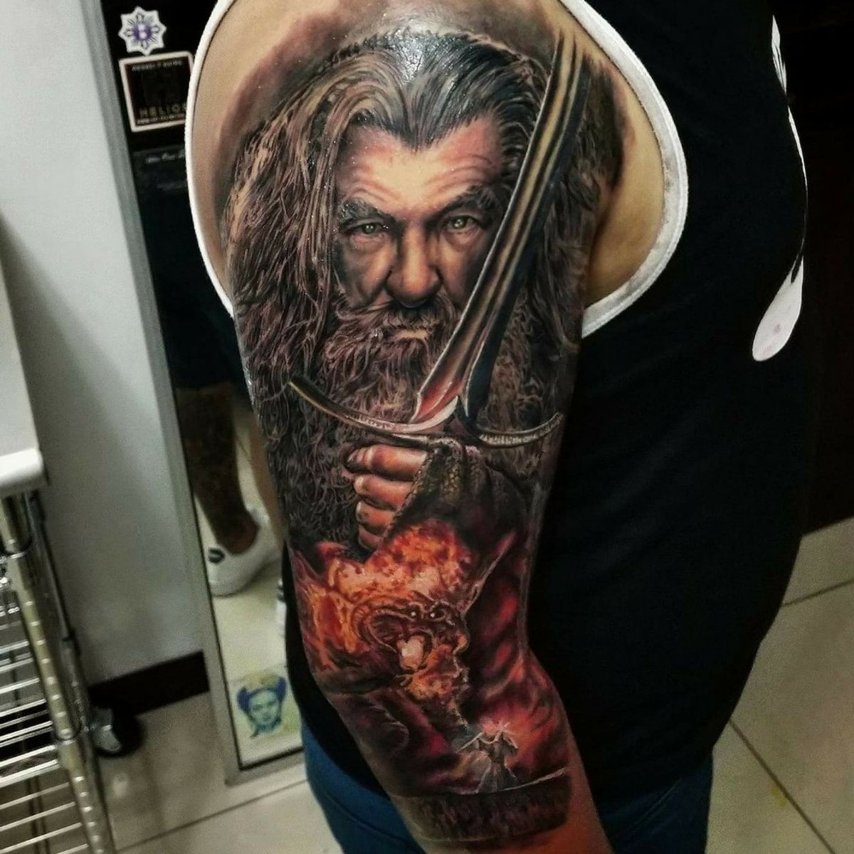 Tattoo uploaded by Diego Sanchez • Gandalf VS Balrog! Artist: André ...