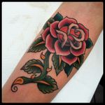 Rose tattoo -2017 #rosetattoo #rose #tattoodo #traditionaltattoo #oldschooltattoo #romatattoo #tattooroma 