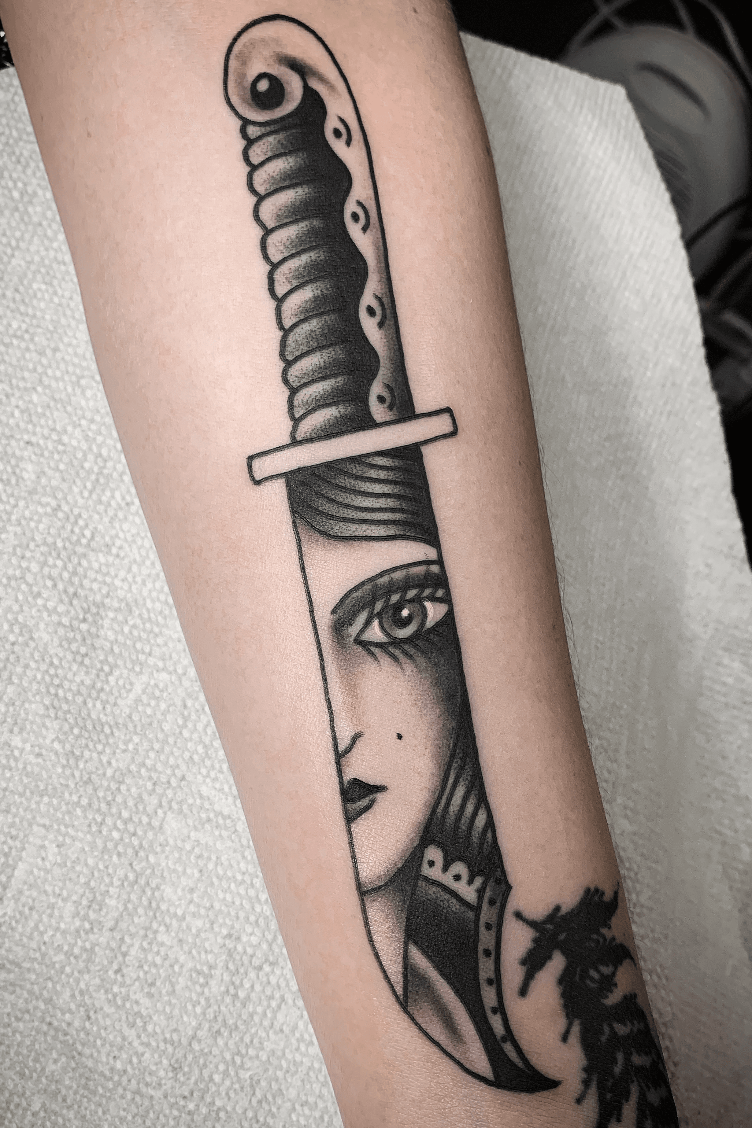 The Best Knife Tattoos  Knife tattoo Tattoos Hand tattoos