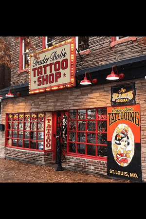 One of the top shops in St. Louis #traderbobs #tattooart  #tattooshop 