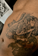  #lion #jungle #blackandgrey #blackandgreytattoo #shading #ink #tattooartist 