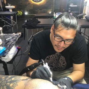 Khun Aun Tattoo, Excellent Art By the World's Best Tattoo Artists. Fantastic Service, We Use Fusion Ink and Eternal Ink, Great Artists and Great Price, Friendly Staff and an Clean, Hygienic Work Place. Inked in Asia Patong, Phuket, Thailand