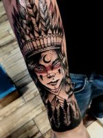 Indian Black and Grey Tattoo