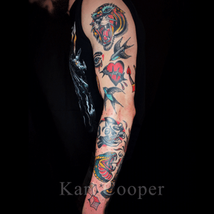 Healed apart from dice! #traditional #oldschool #color #colour #healed #sleeve #london 