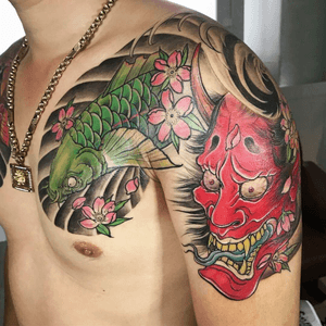 Koi and Hannya - Design by me@ghozktattoo @tattoovietnam @worldfamousink @nhatrangtattoo #tattoomen #inkedboys #inkedgirl #tatuaje #bestoftheday #tattooartist #tattoomodel #tattoo #colortattoo #legtattoo #realistictattoo #artistic #ink #inked #art #worldfamousinkinktattoo #tattoofest #kwadron #fkirons #kwadronneedles #tattoo #tattoos #tattooed #tattooart #tattooing #art #thebesttattoopage #tattoof #tattooinkspiration #vietnam #japanese #koi #hannya 