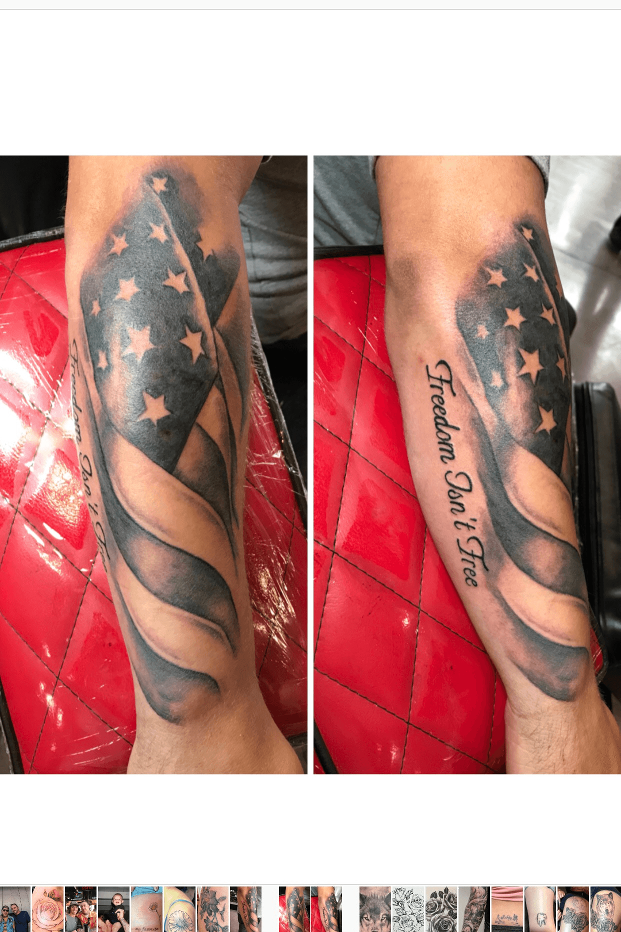 Walle Freedom isnt Free  Tattoos von TattooBewertungde