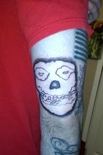 Misfits skull. Not finished but in the process 