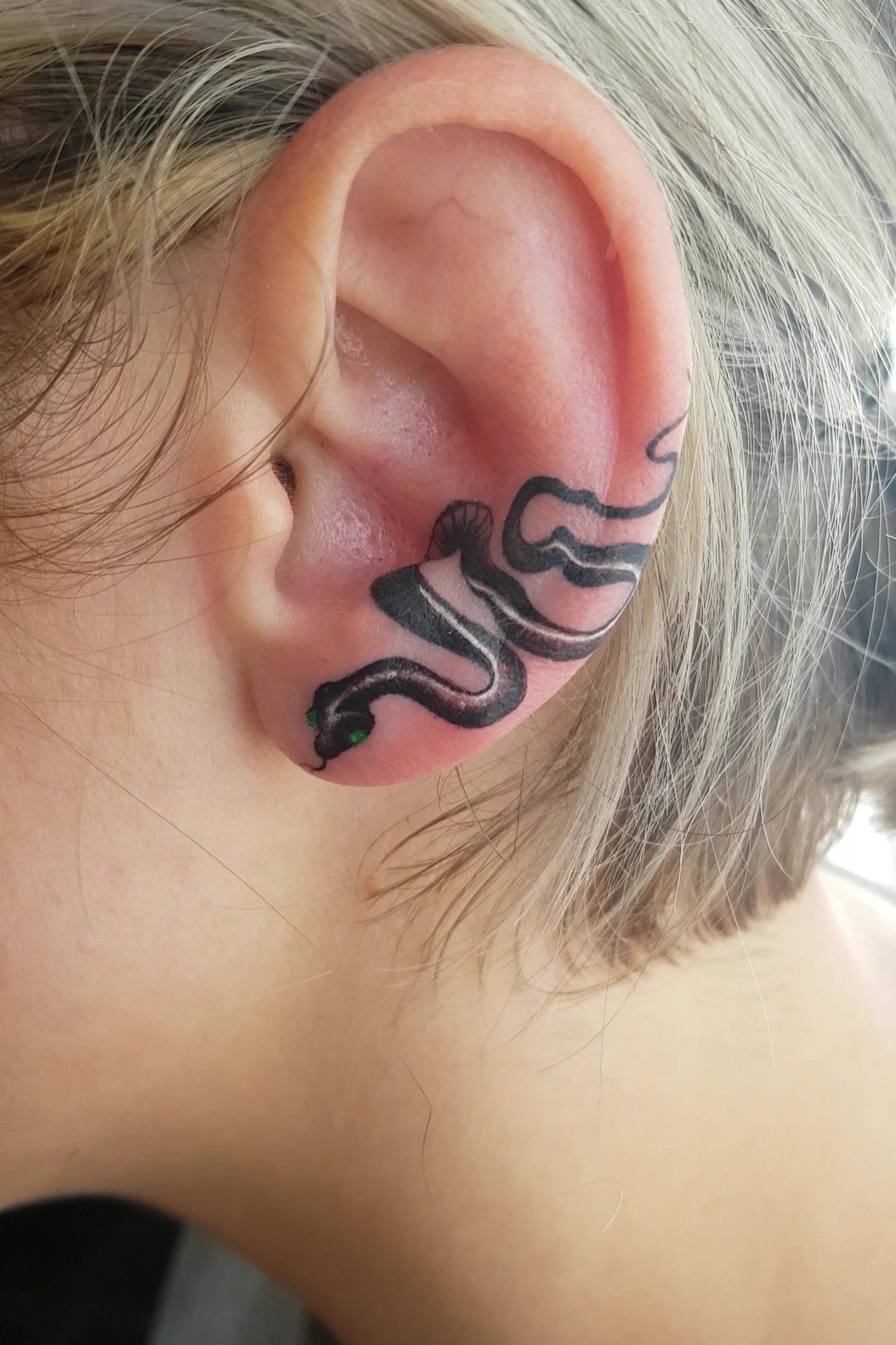 Ear tattoos Archives  No One Cares