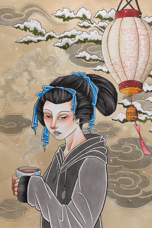 Japanese winter tea 