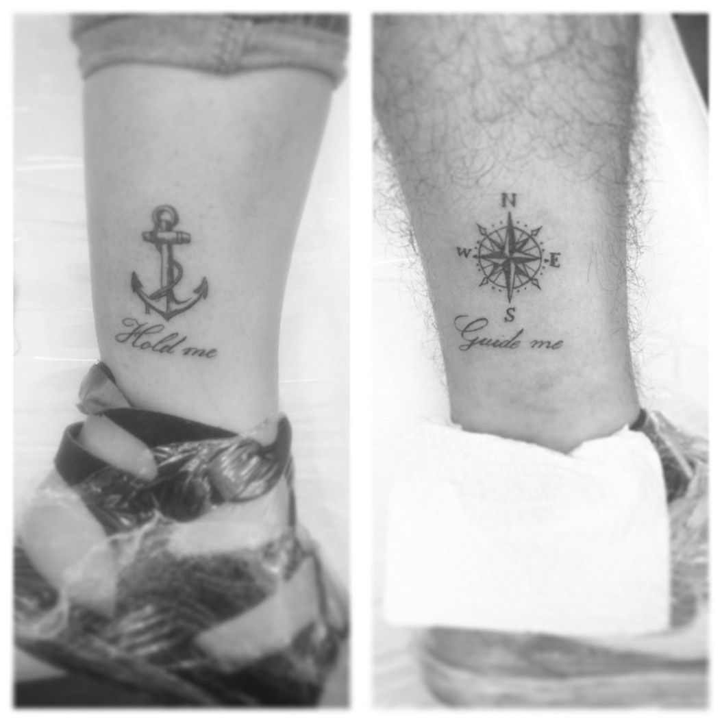 anchor and compass couple tattooTikTok Search