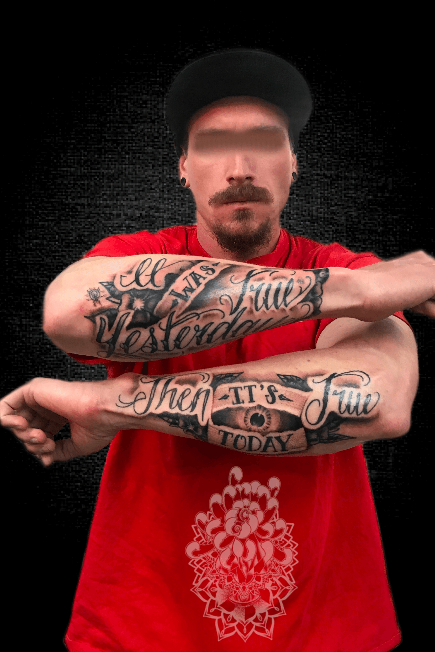 Tattoo uploaded by Rusty  writing script tattoo guyswithtattoos  armtattoo blackandgrey  Tattoodo