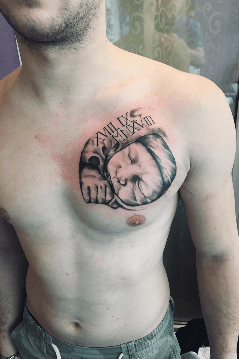 Tattoo uploaded by Nenad Radiković • baby#tattoo#blackandgrey • Tattoodo