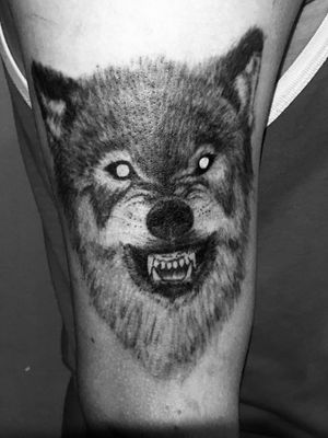 Wolf for my brother Instagram: ink_possible_skin 