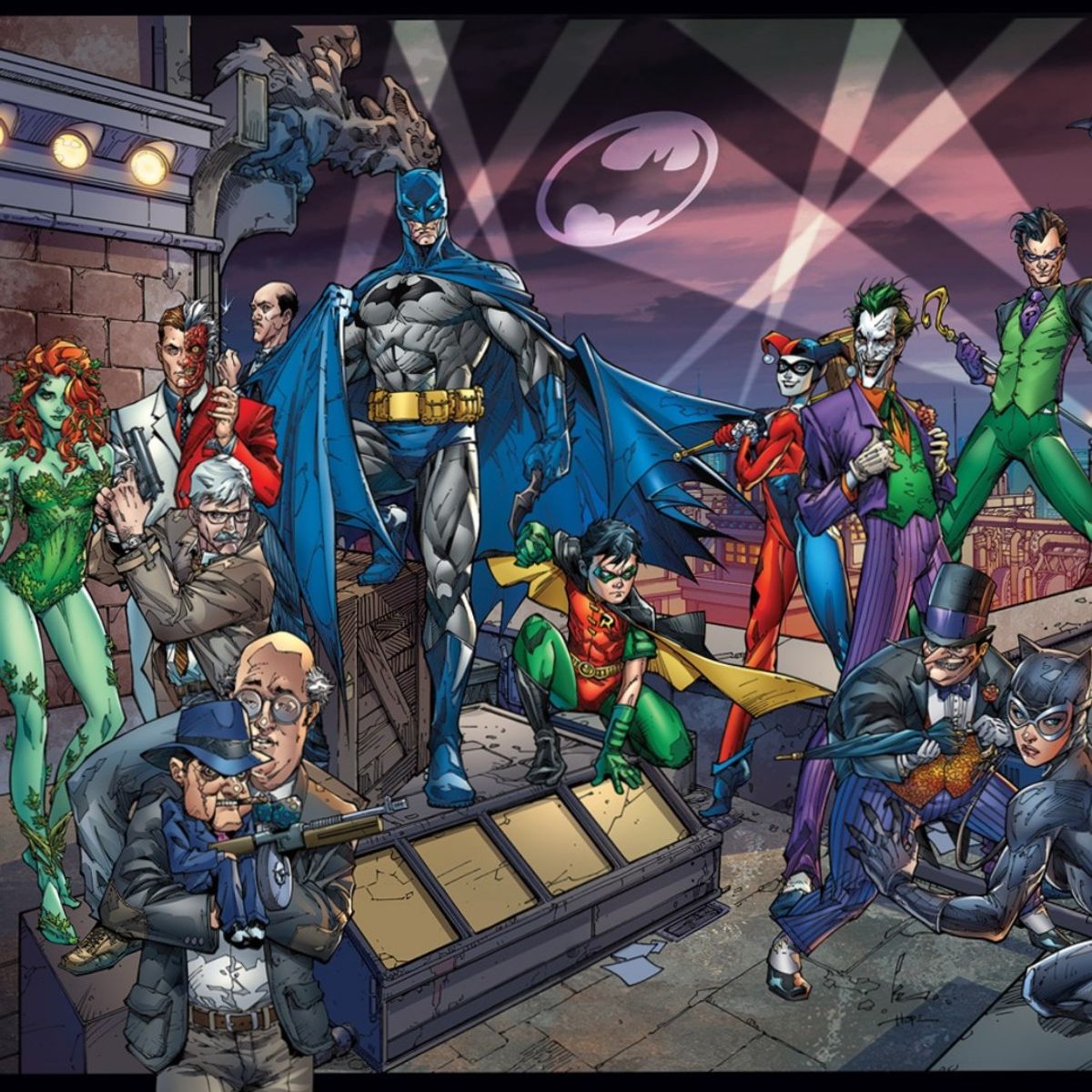 Tattoo uploaded by Akash Maharaj • Batman, Robin, and Villains • Tattoodo