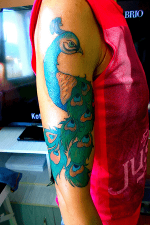 tattoo#peacock#color 