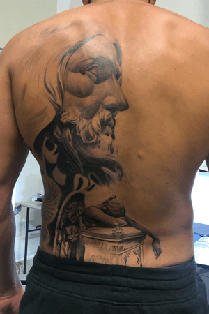 Second session on back 