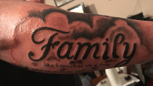 My son's tattoo we all got together