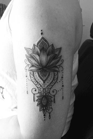 Lotus flower mandala tattoo ❤️