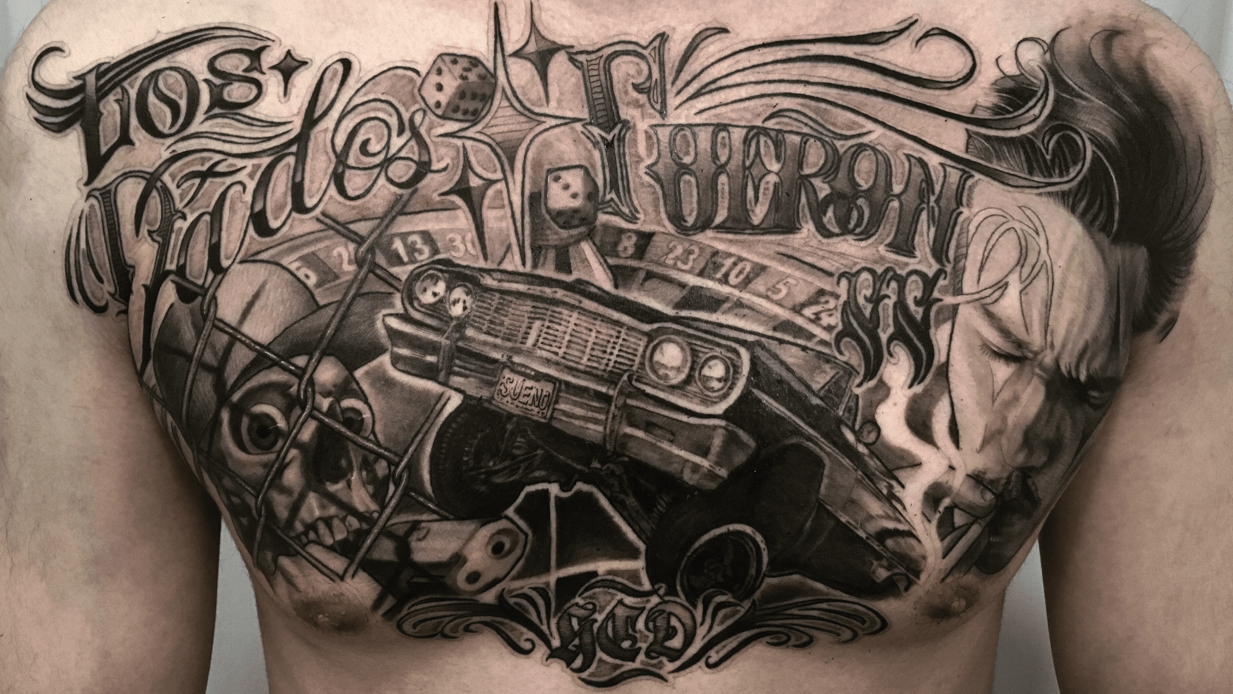 Chicano Grin tattoo men at theYoucom