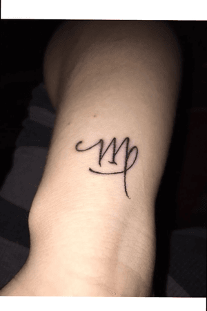 Tattoo uploaded by Aye Chan Nyein • #elvishletter #virgotattoo # ...