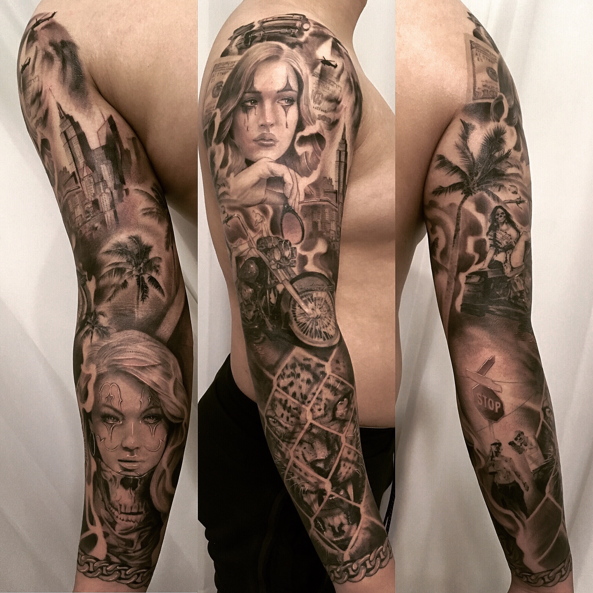 chicano sleeve tattoos