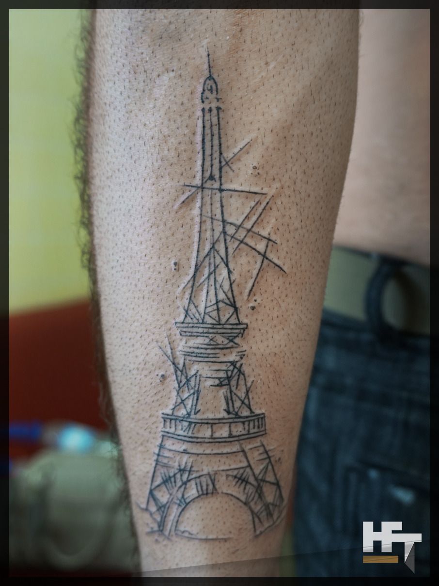 Supperb Temporary Tattoos  I Love Paris France Eiffel Tower  Amazonin  Beauty